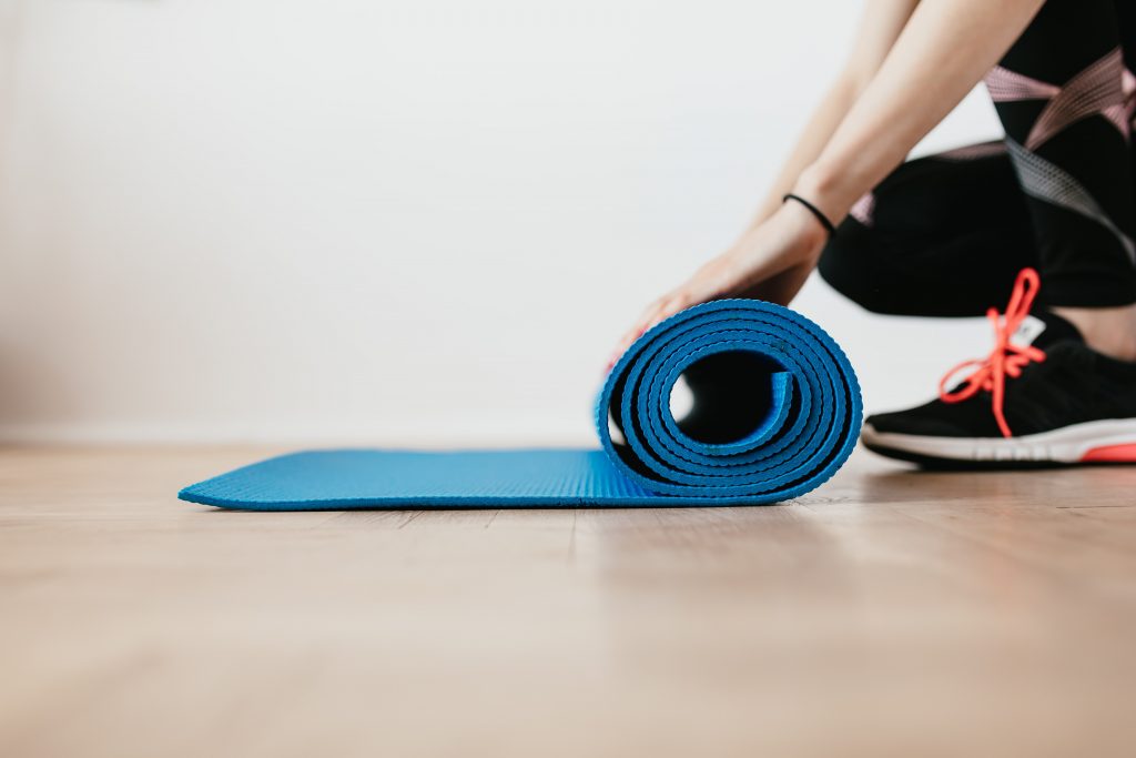 woman yoga fitness exercise